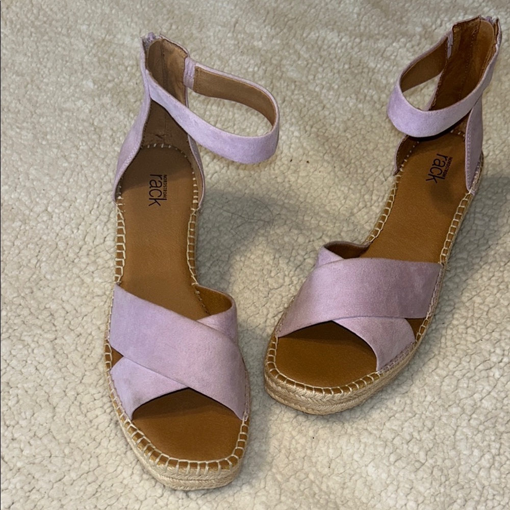 Women's Pink Espadrille Sandals